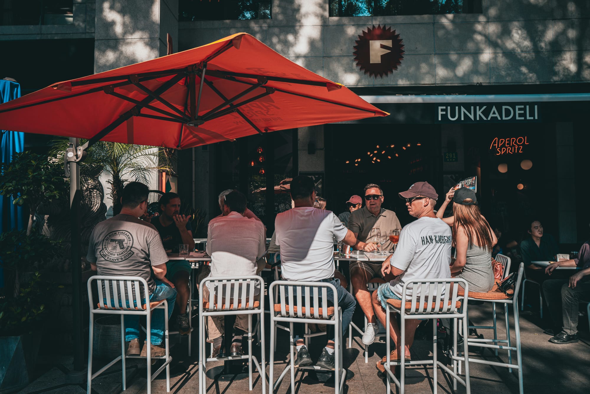 A café in Shanghai