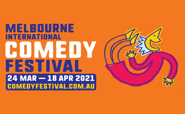 Melbourne International Comedy Festival 2021 logo.