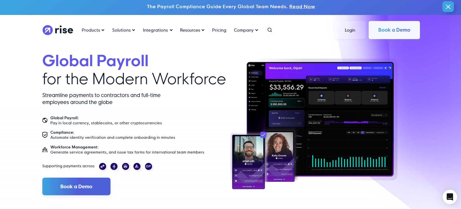 Best Crypto Payroll Platform - Rise