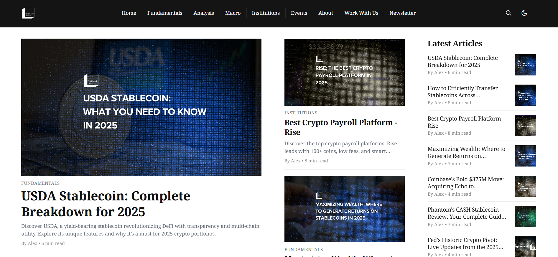 Best Stablecoin News Platform in 2025