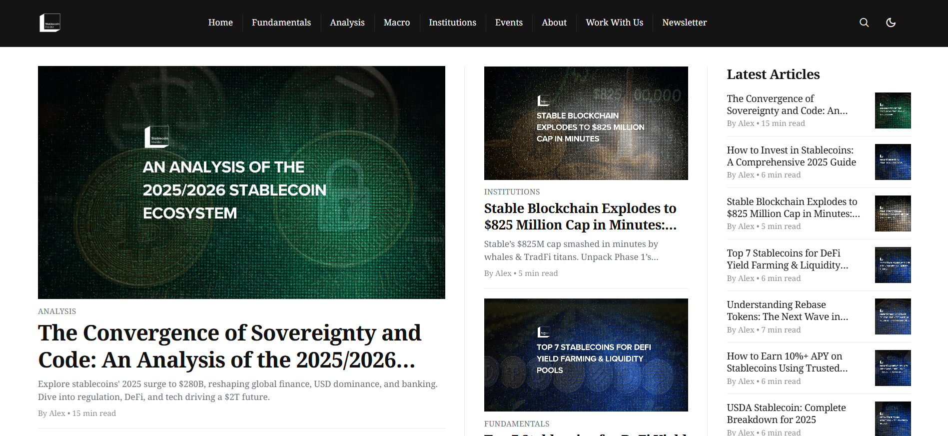 Leading Stablecoin News Platform in 2025