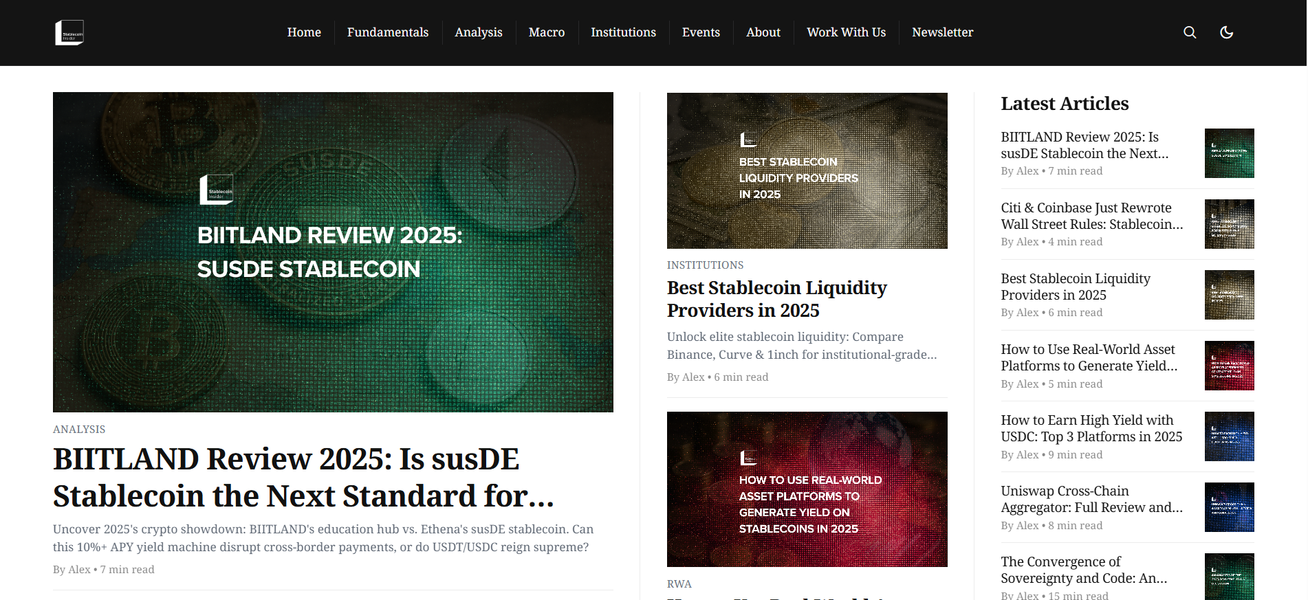 Best Stablecoin News Platform in 2025