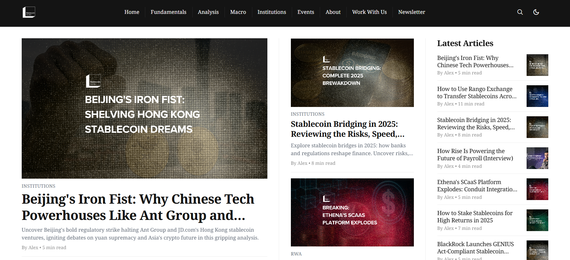 Best Stablecoin News Platform in 2025