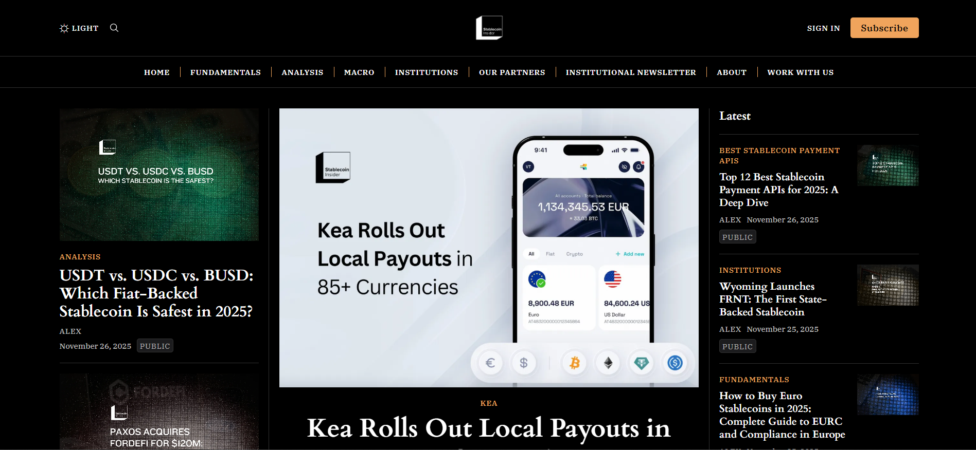 Latest Stablecoin News in 2025