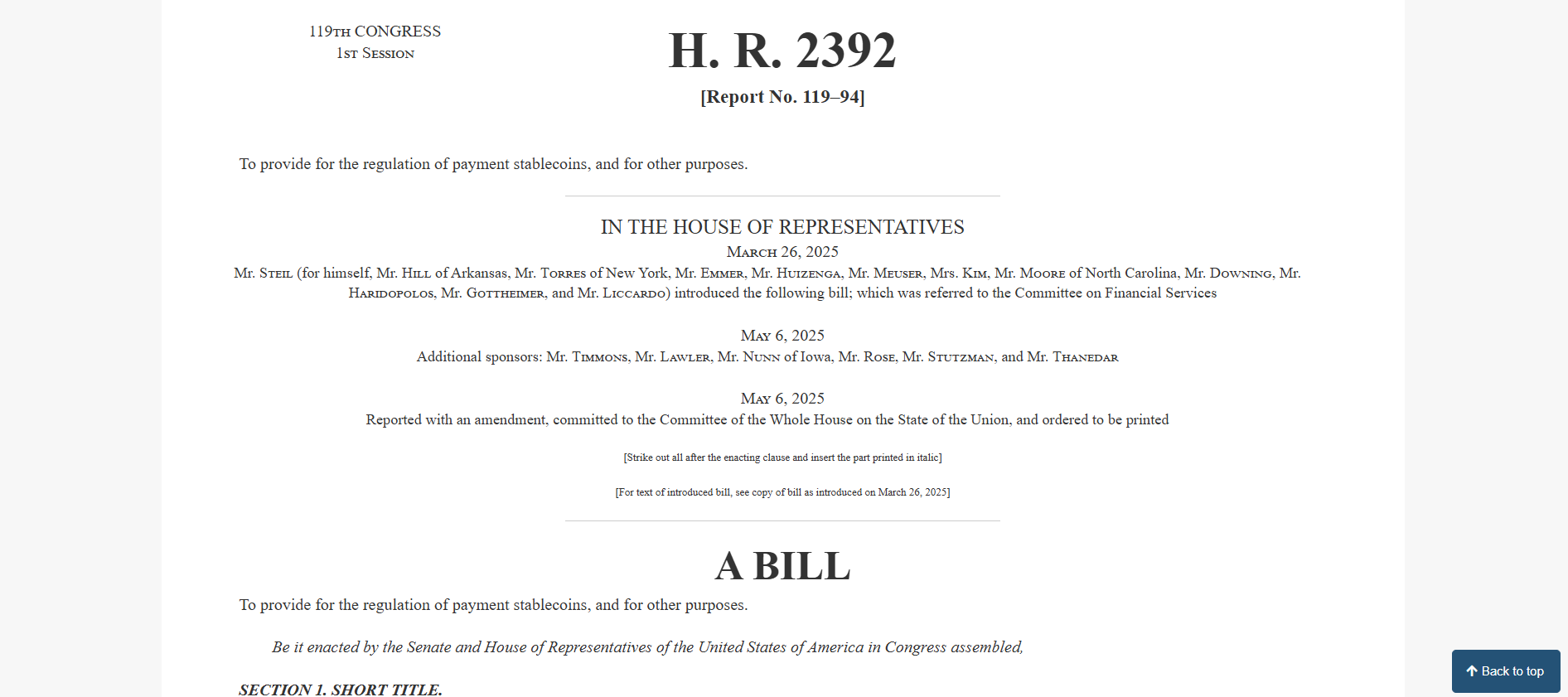 2025 STABLE Act