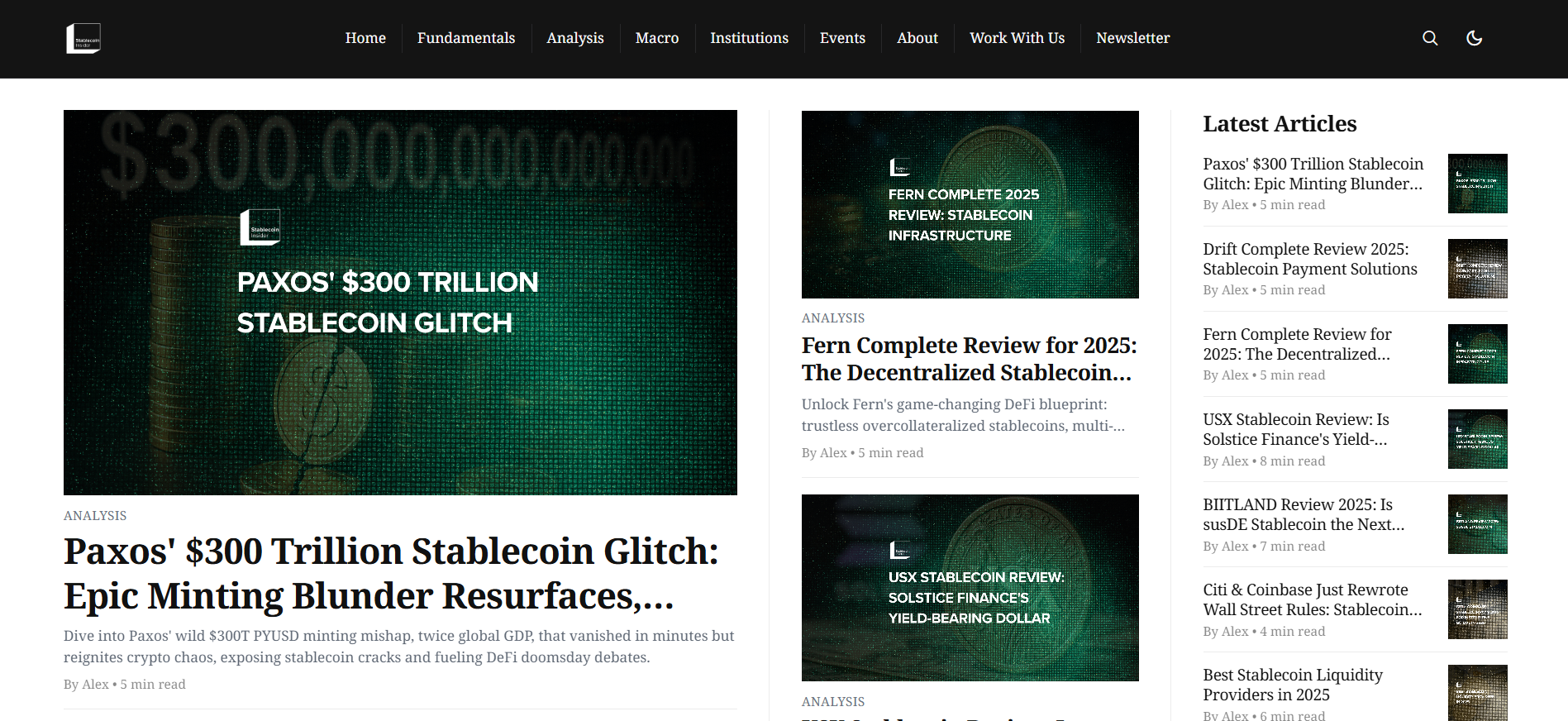 Best Stablecoin News Platform in 2025