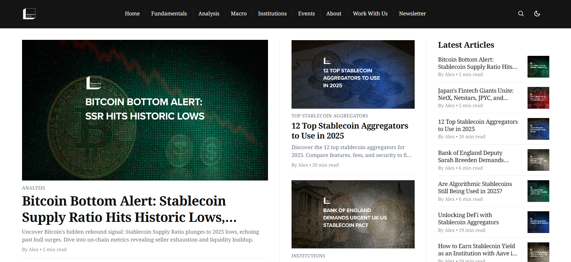 Leading Stablecoin News Platform in 2025