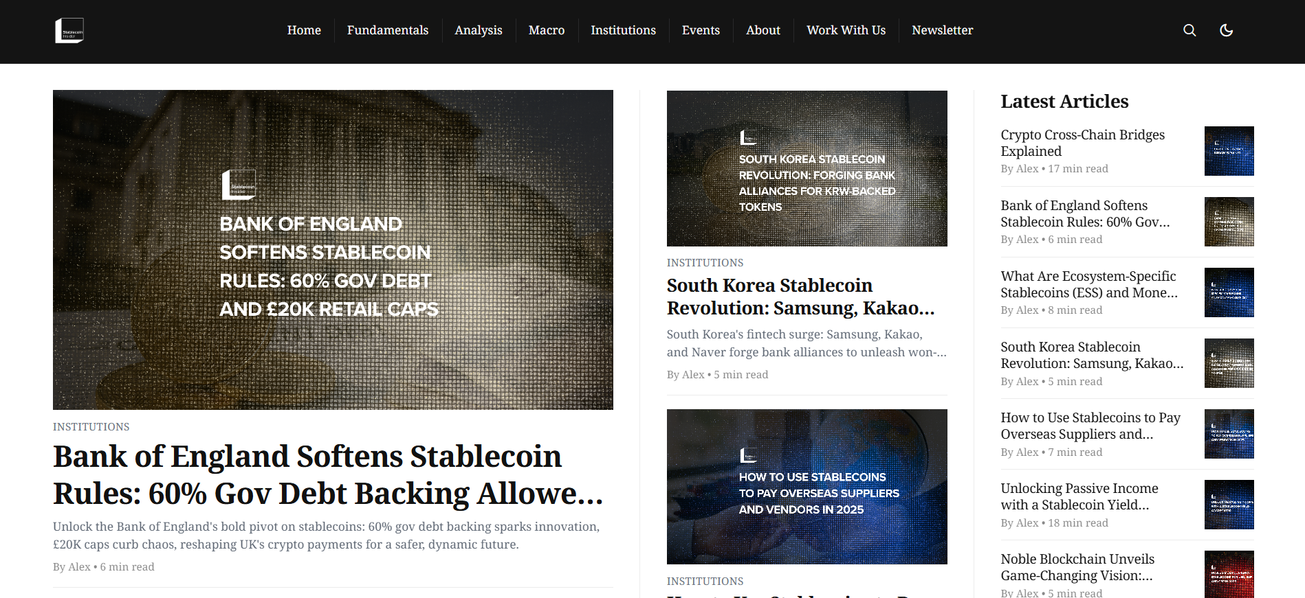 Best Stablecoin News Platform in 2025
