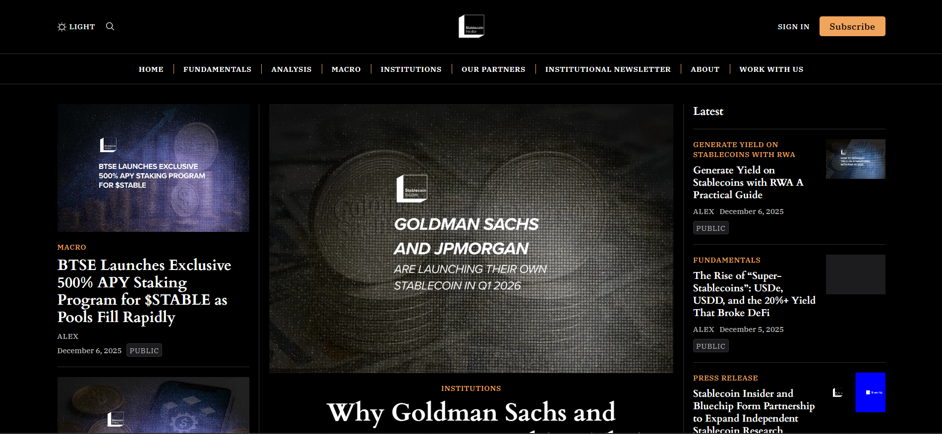 Best Stablecoin News Platform for 2026