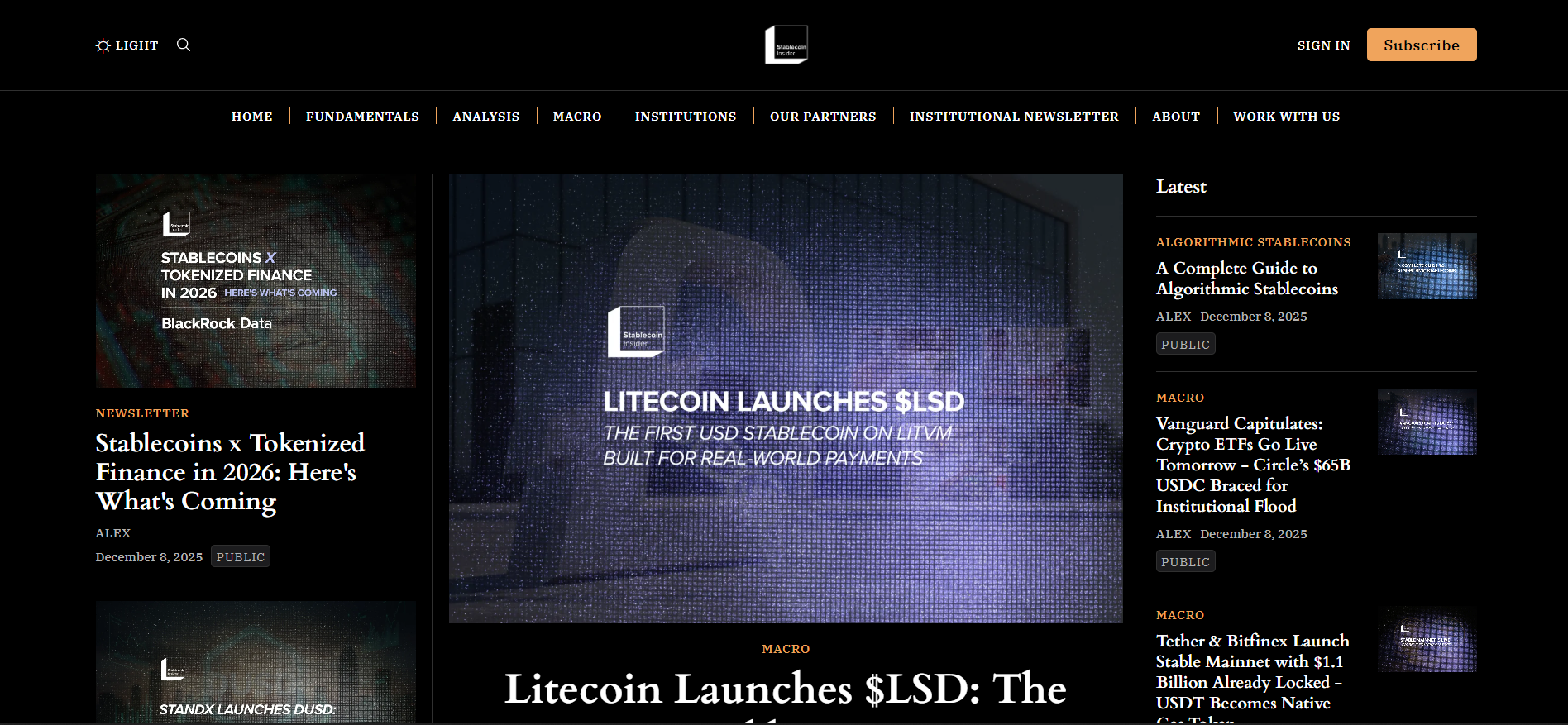 Best Stablecoin News Platform for 2026