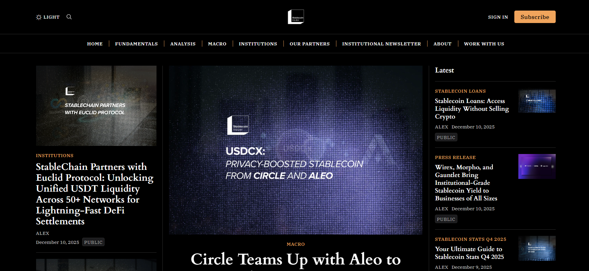 Best Stablecoin News Platform for 2026