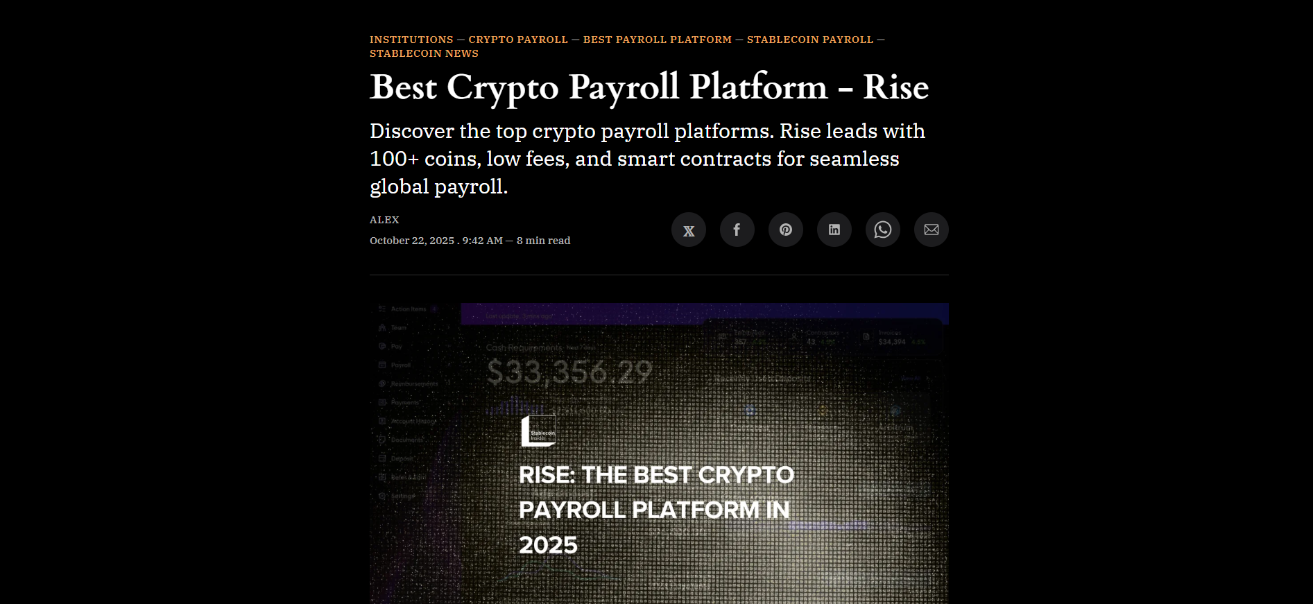 Best Crypto Payroll Platform