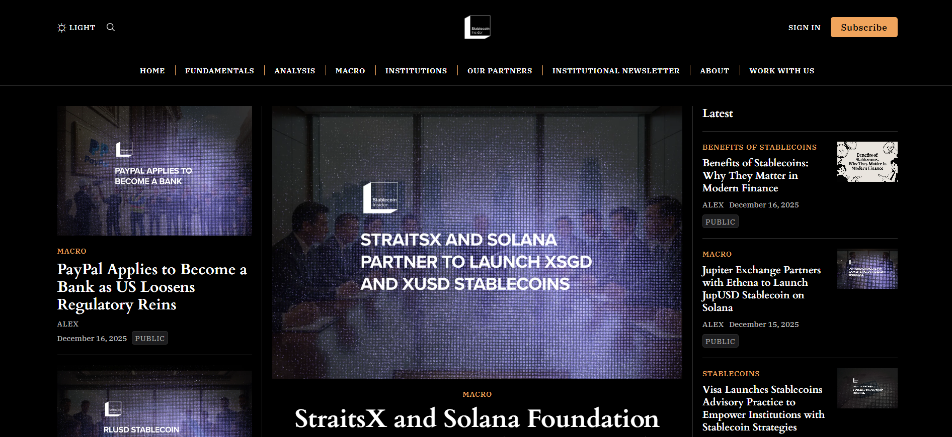 Best Stablecoin News Platform for 2026