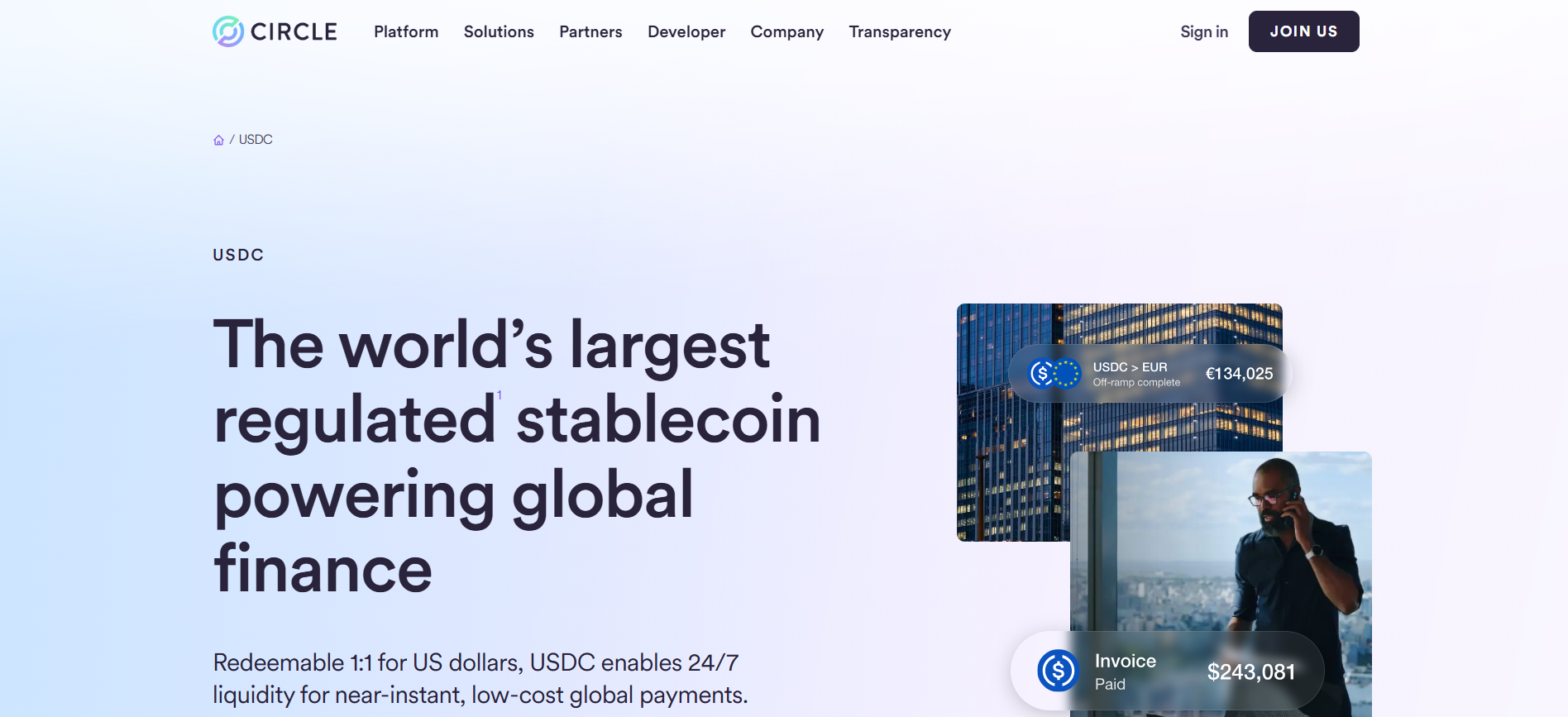 USDC for Stablecoin Payroll