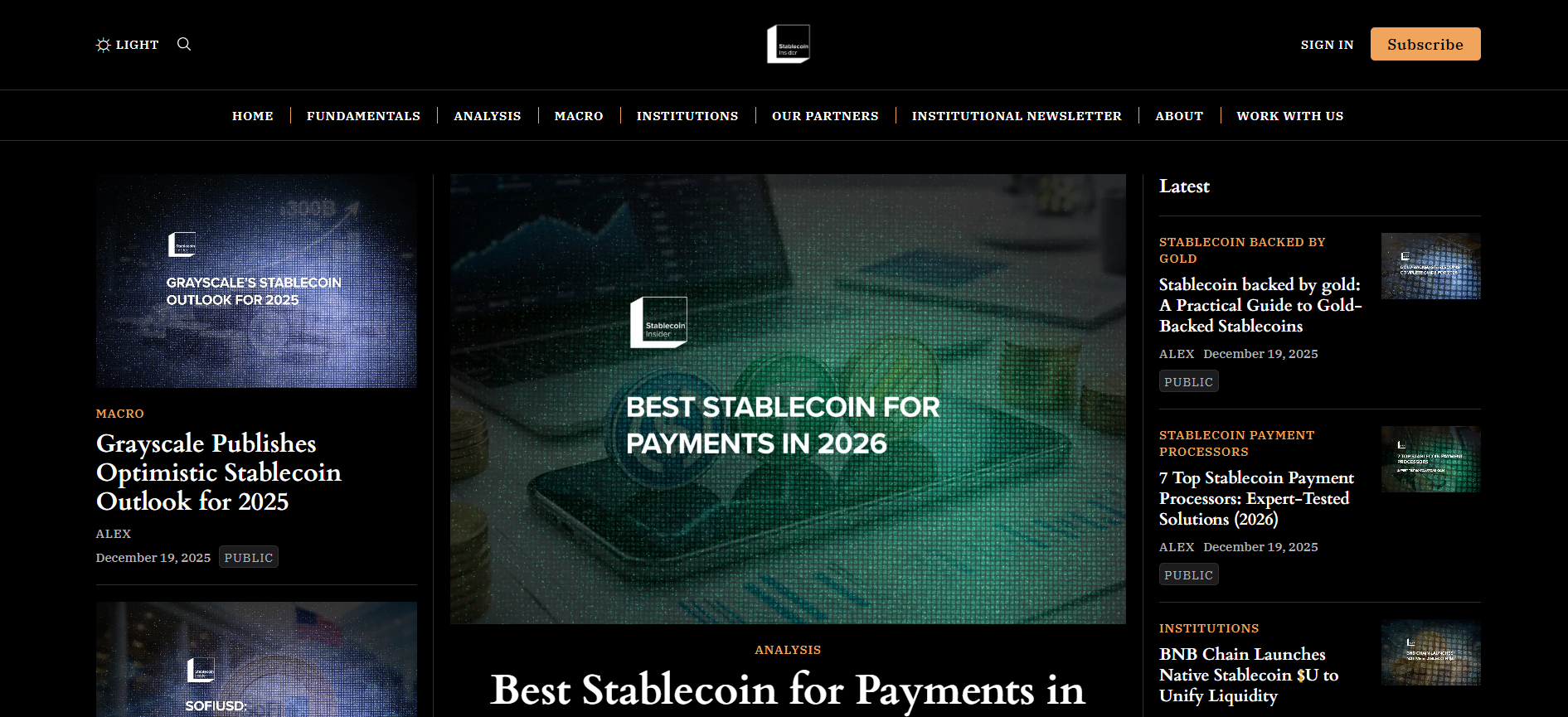 Best Stablecoin News Platform for 2026