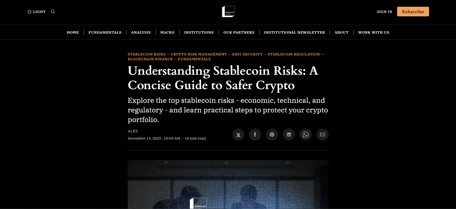 Stablecoin Risks