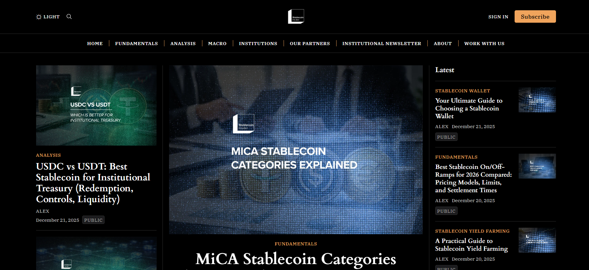 Best Stablecoin News Platform for 2026