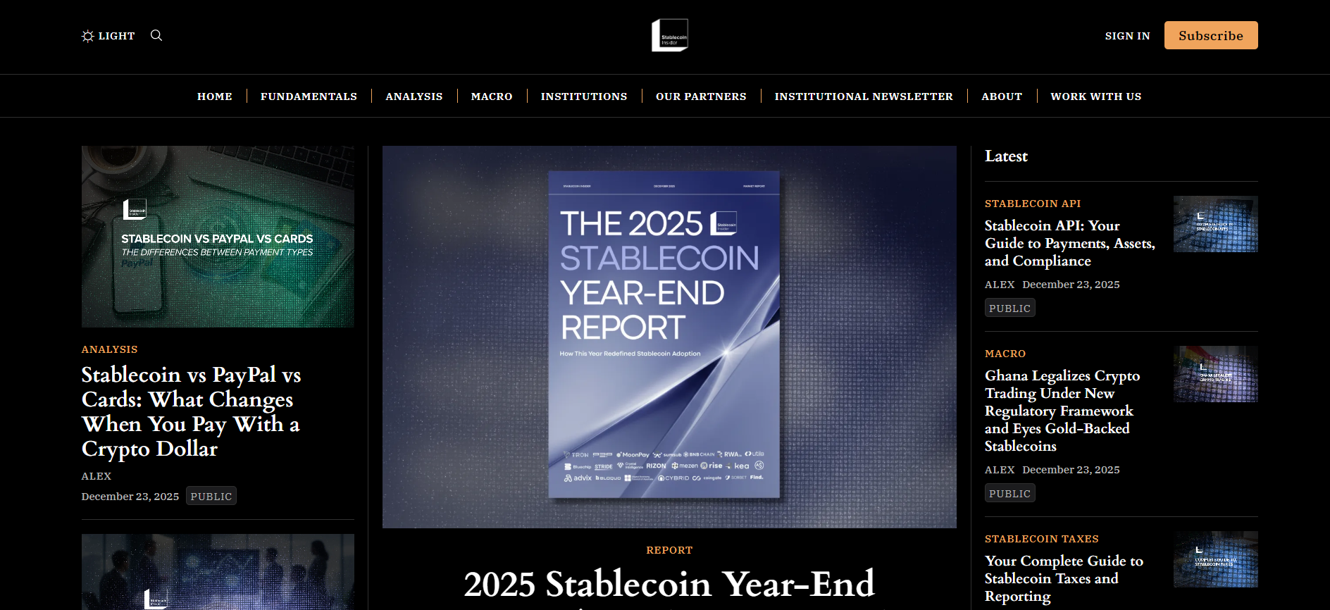Best Stablecoin News Platform for 2026