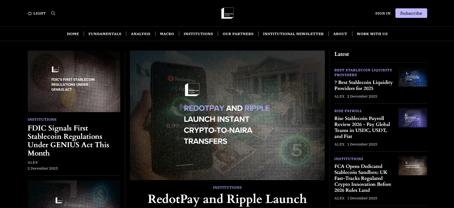 Latest Stablecoin News in 2025