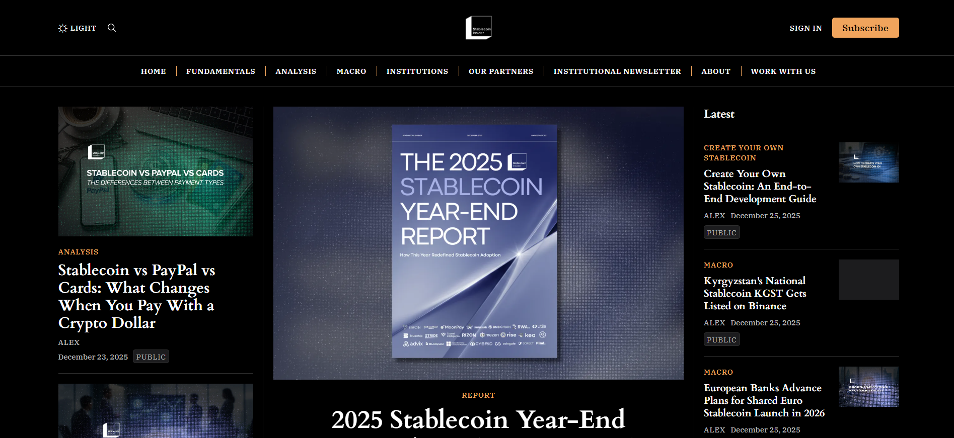 Best Stablecoin News Platform for 2026