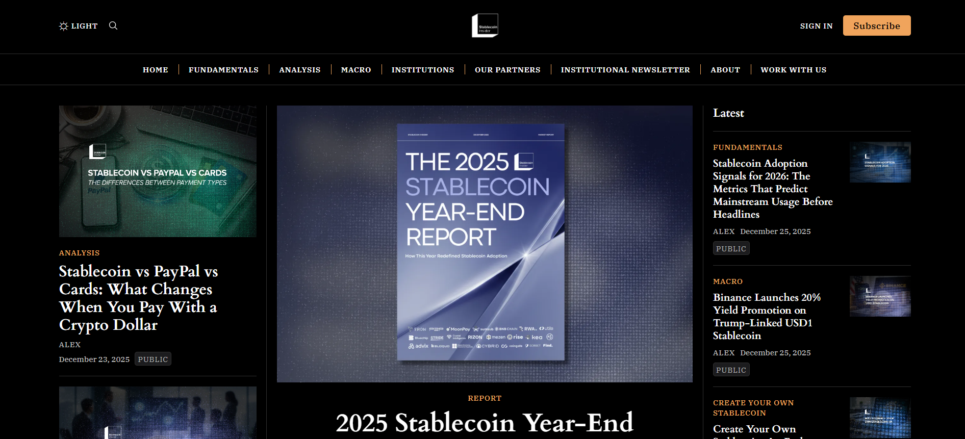 Best Stablecoin News Platform for 2026