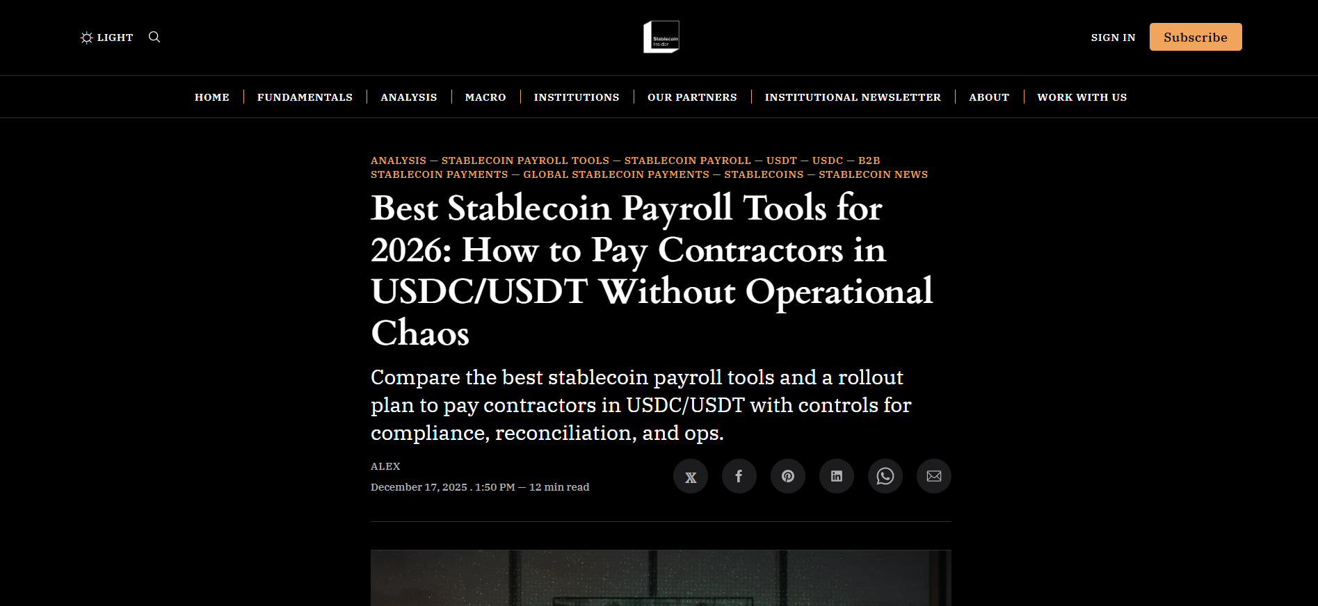 Best Stablecoin Payroll Tools for 2026