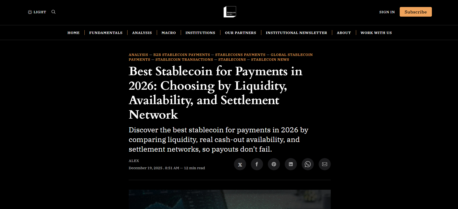 Best Stablecoin for Payments in 2026