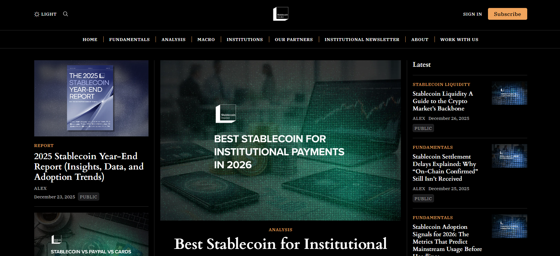 Best Stablecoin News Platform for 2026
