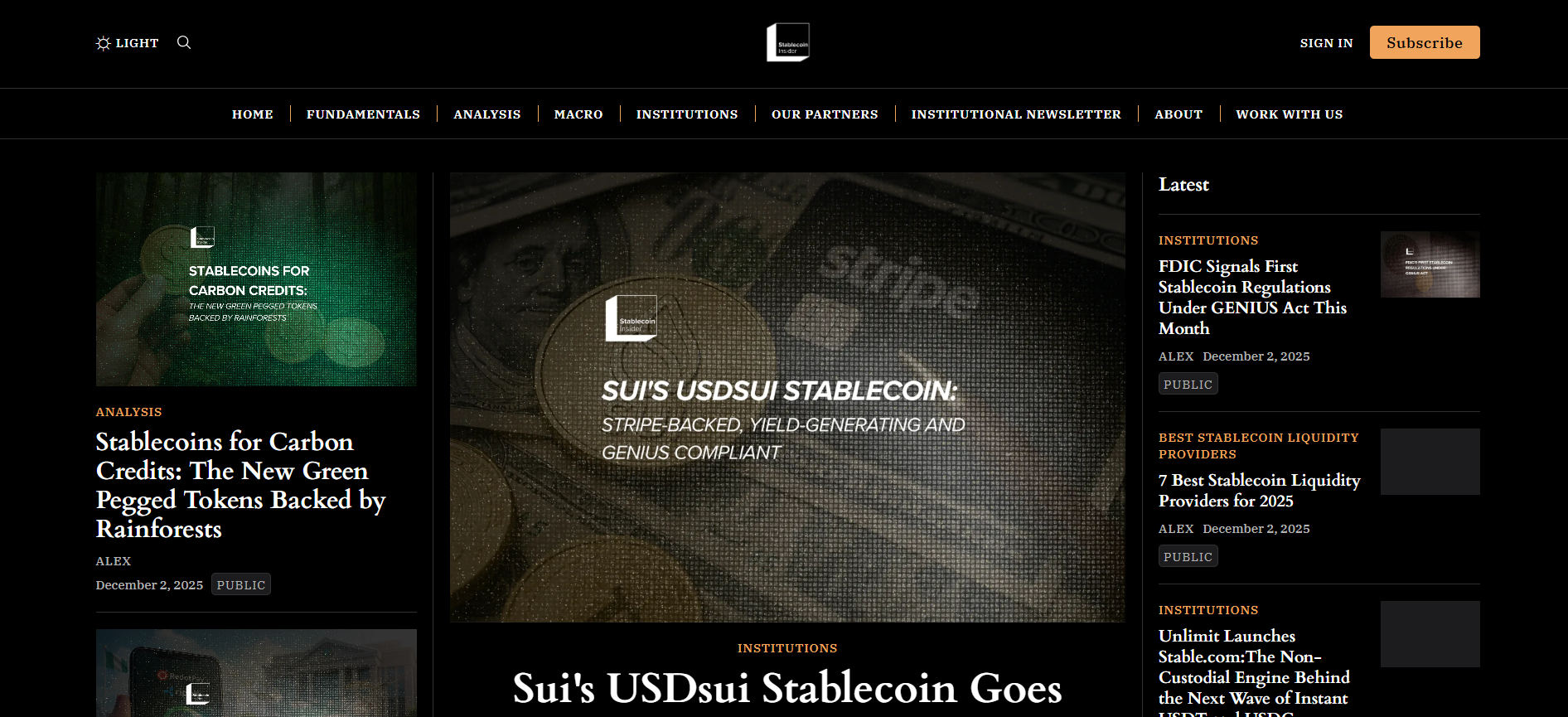 Best Stablecoin News Platform in 2025