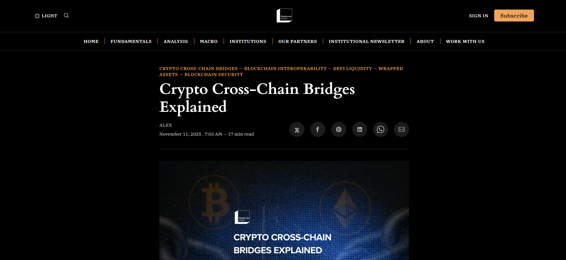 Crypto Cross-Chain Bridges Explained