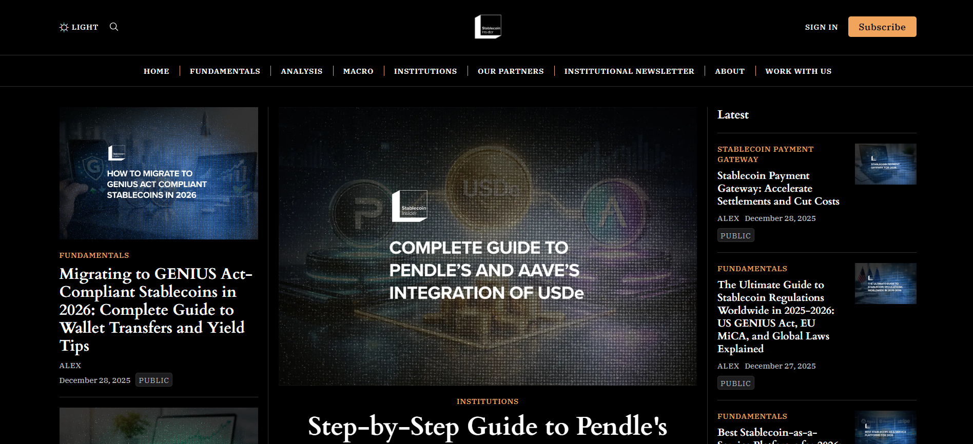 Best Stablecoin News Platform for 2026