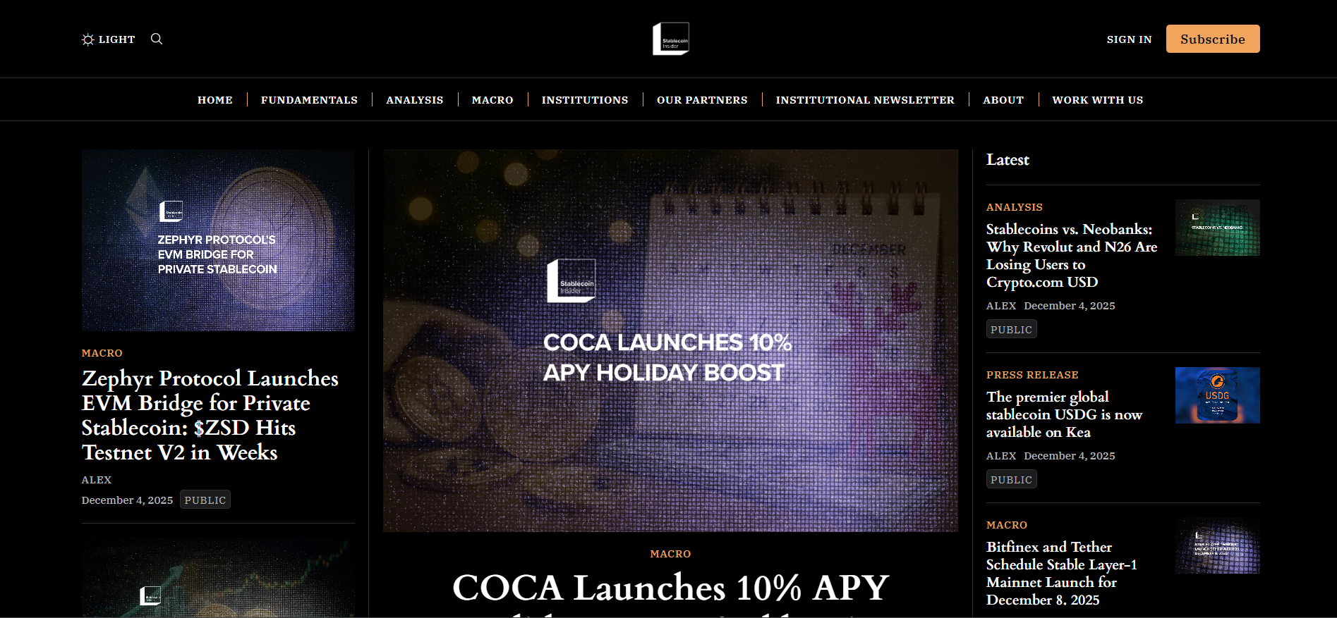 Latest Stablecoin News in 2025