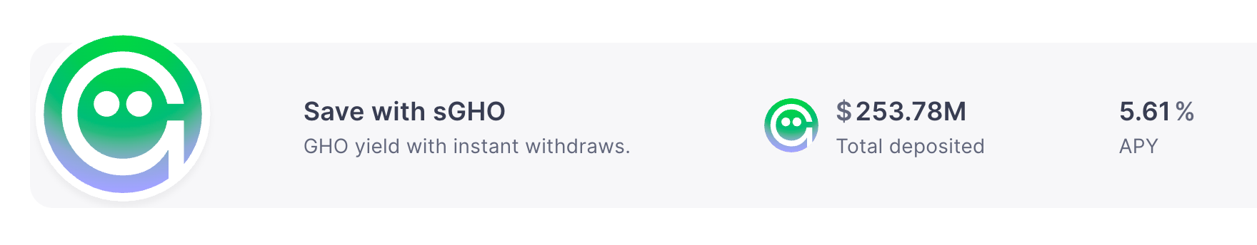 sGHO Savings Stablecoin