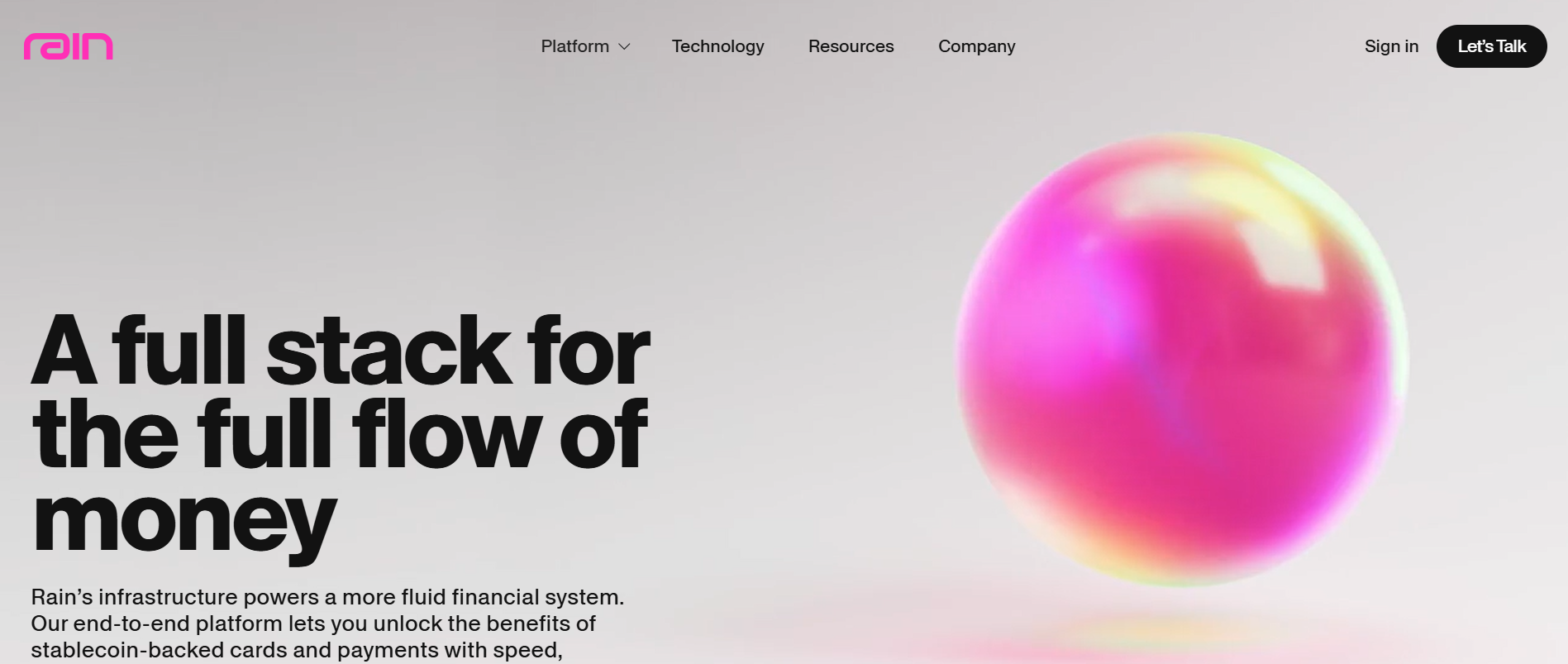 Rain Global Stablecoin Payments