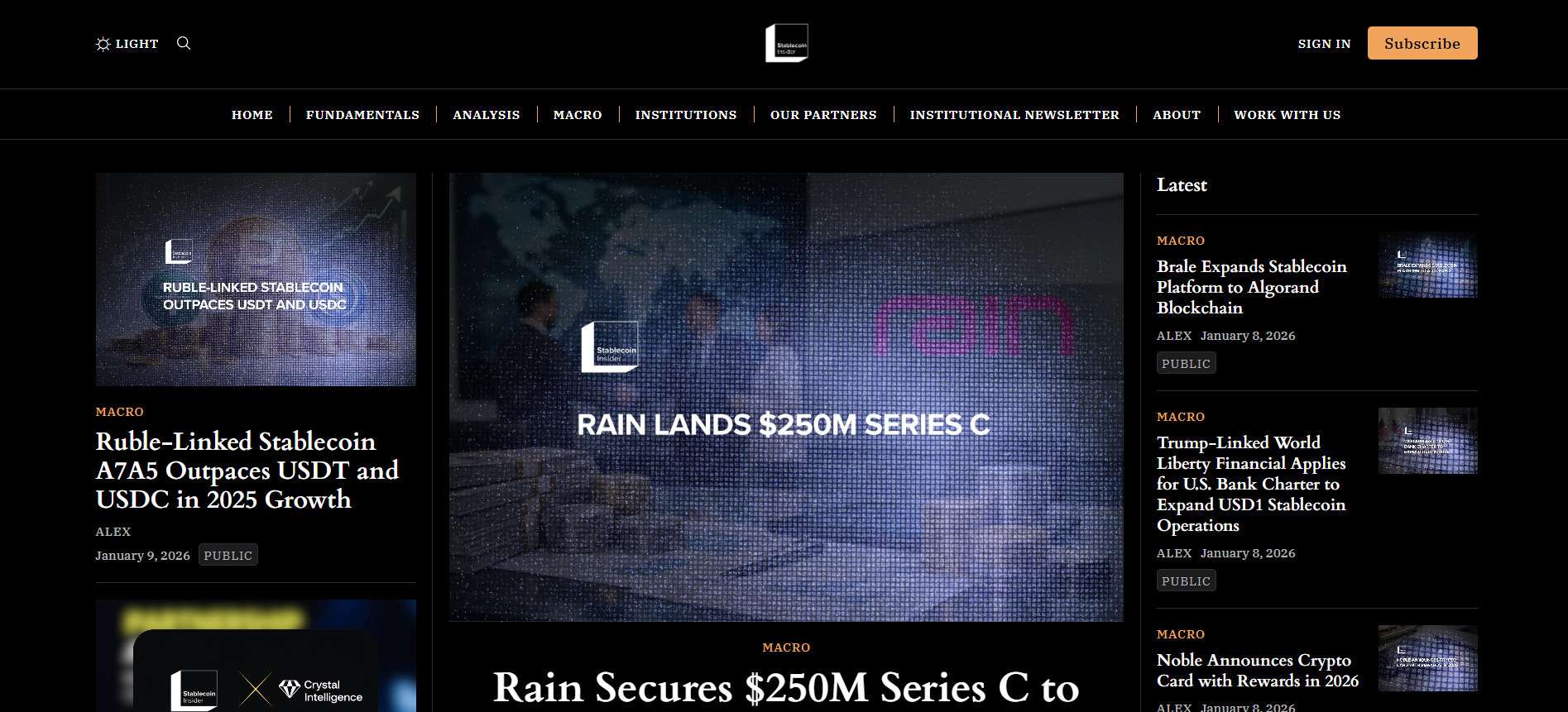 Best Stablecoin News Platform in 2026