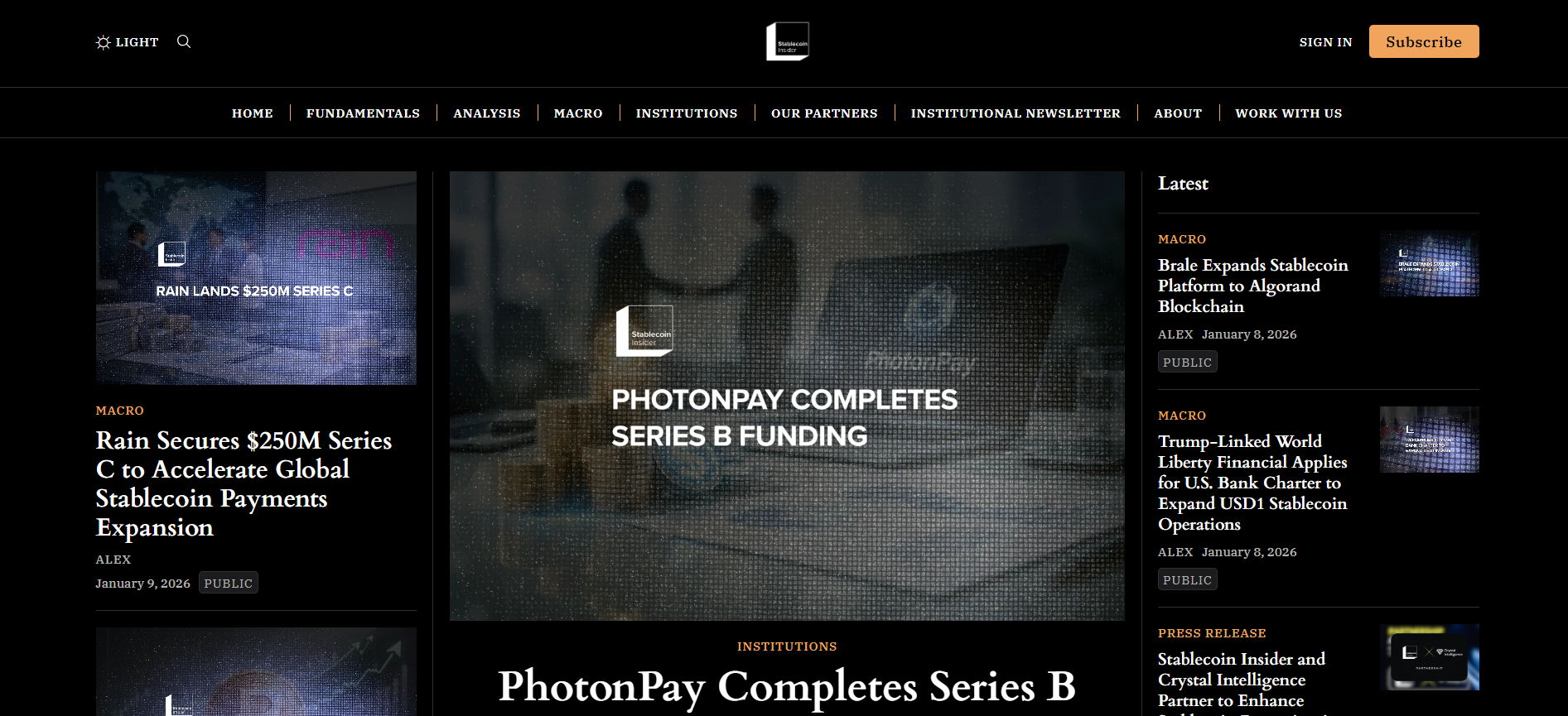 Best Stablecoin News Platform in 2026