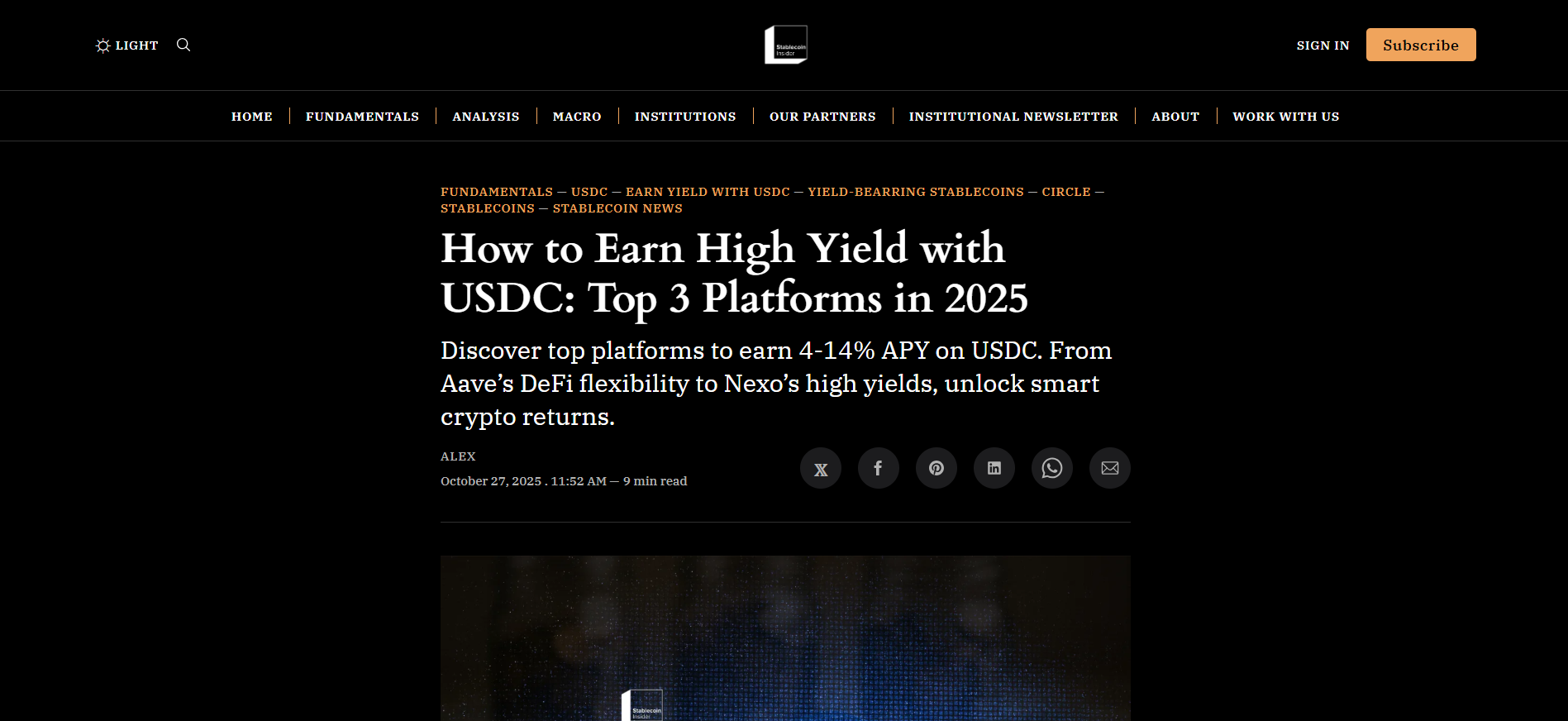 Earn High Yield with USDC