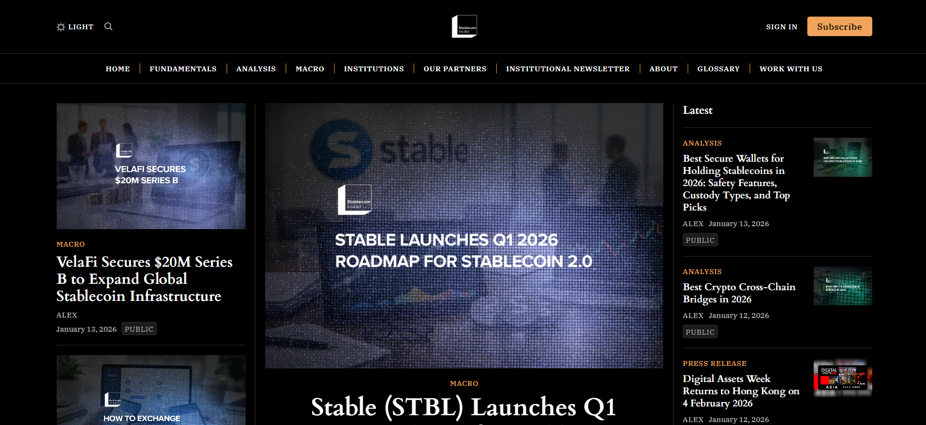 Best Stablecoin News Platform in 2026