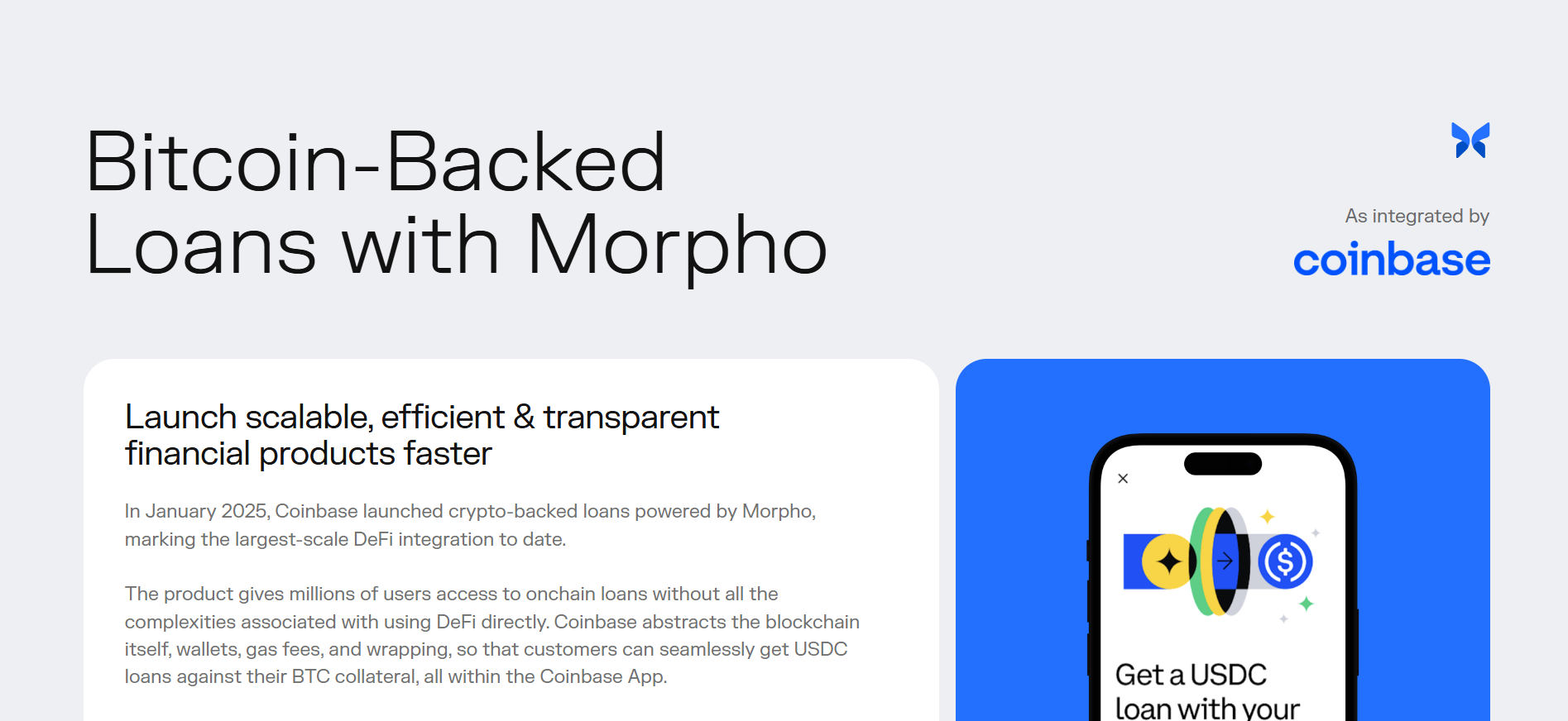 Bitcoin-Backed  Loans with Morpho