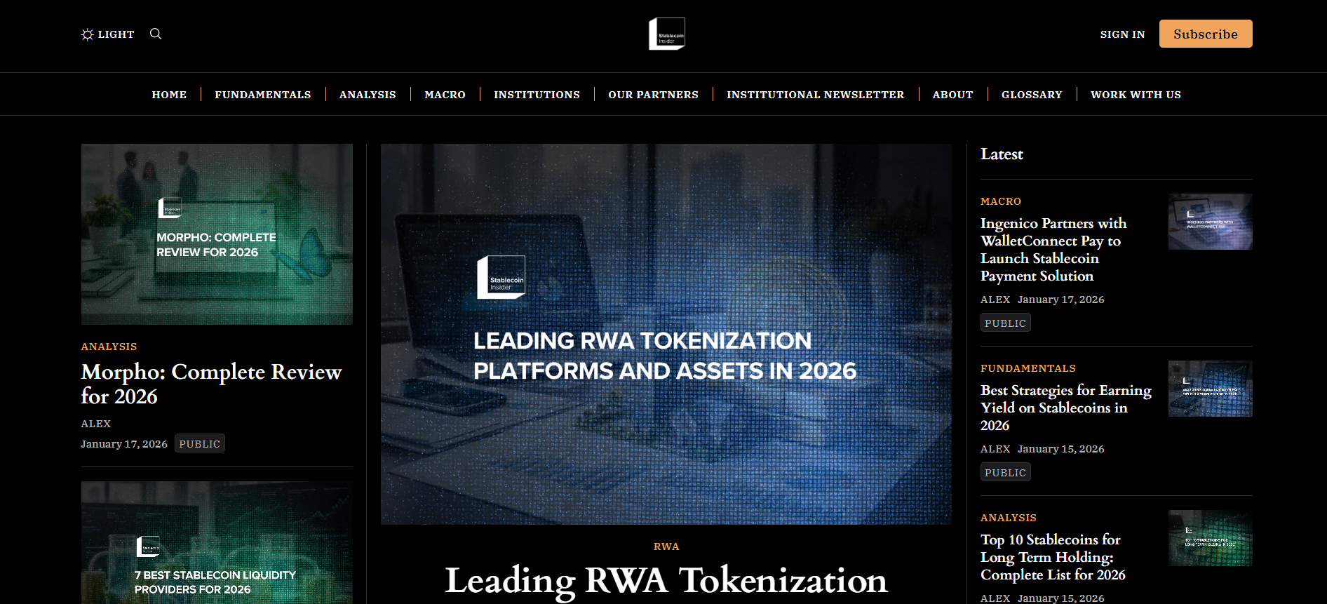 Best Stablecoin News Platform in 2026