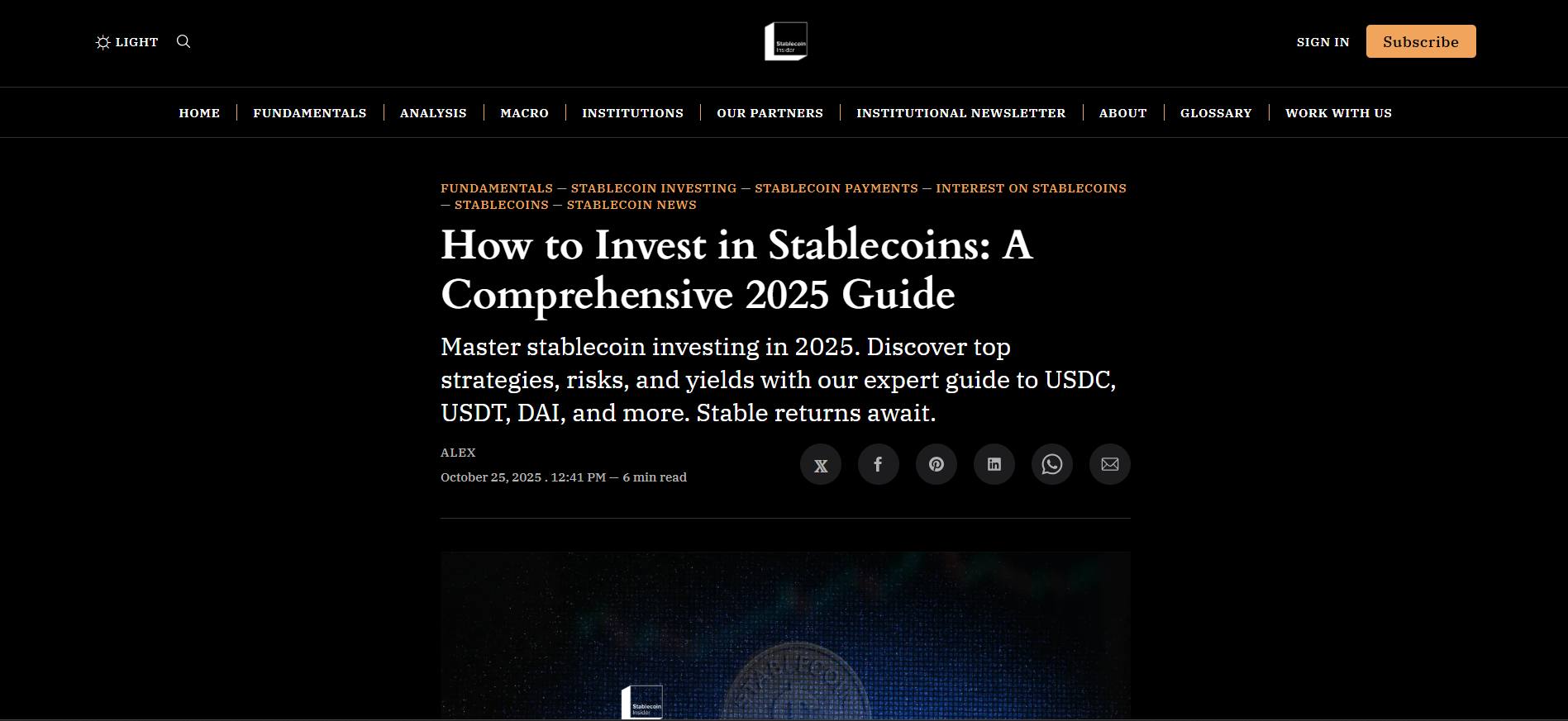 How to Invest in Stablecoins