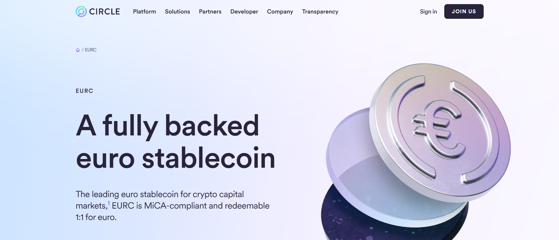 EURC: Circle's Euro-Pegged Stablecoin