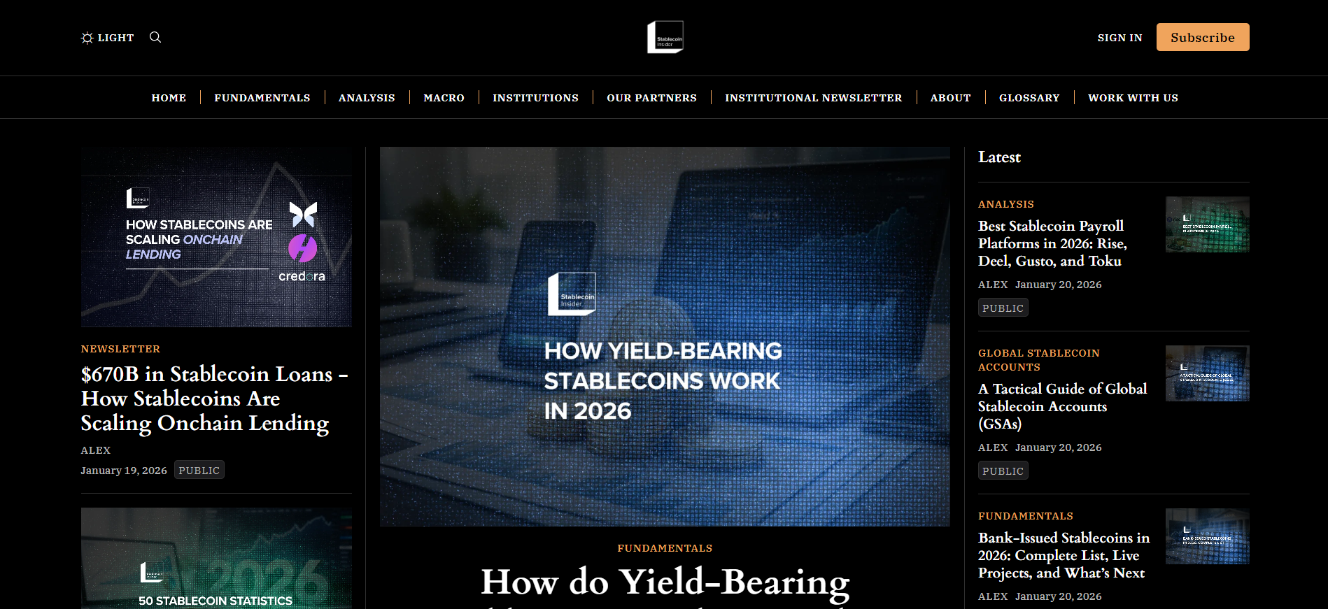 Best Stablecoin News Platform in 2025