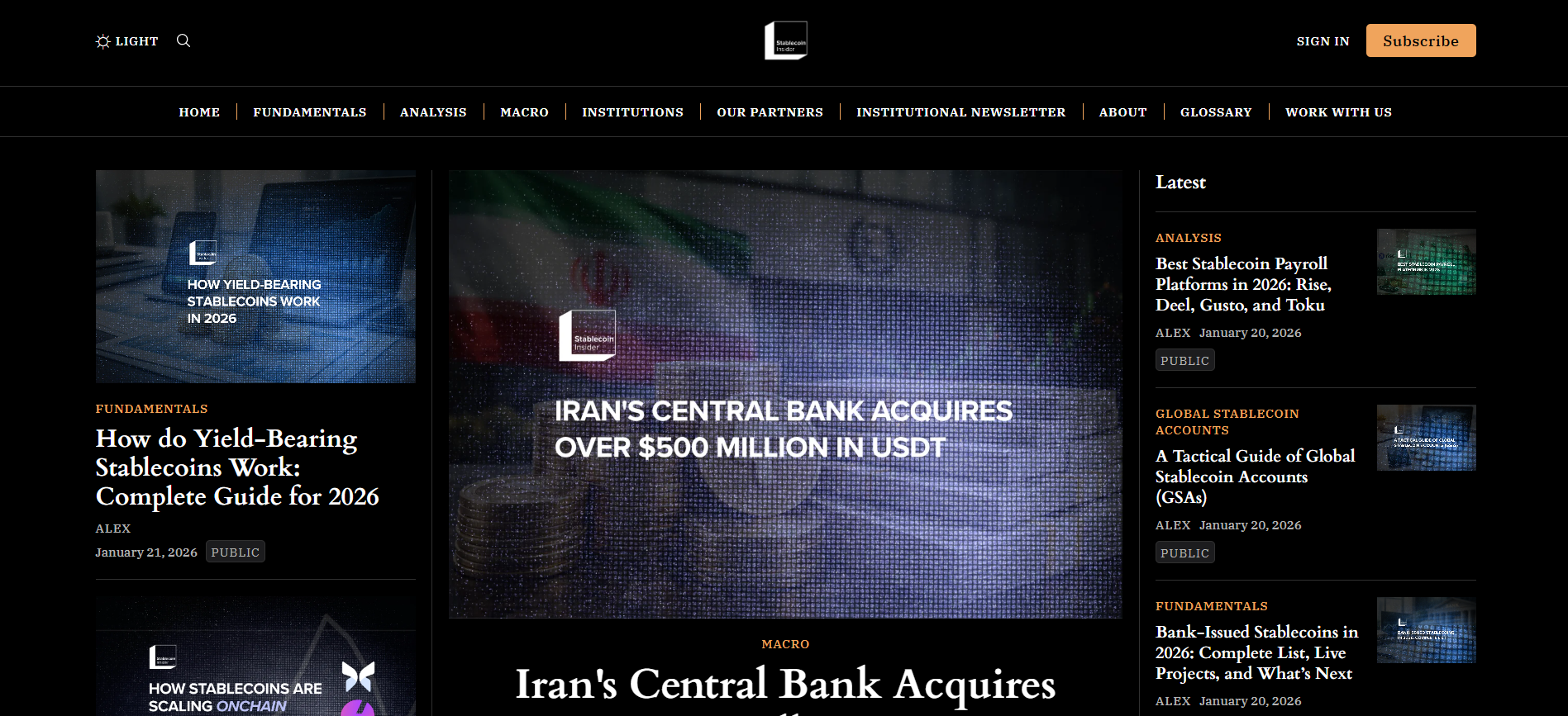 Best Stablecoin News Platform in 2026