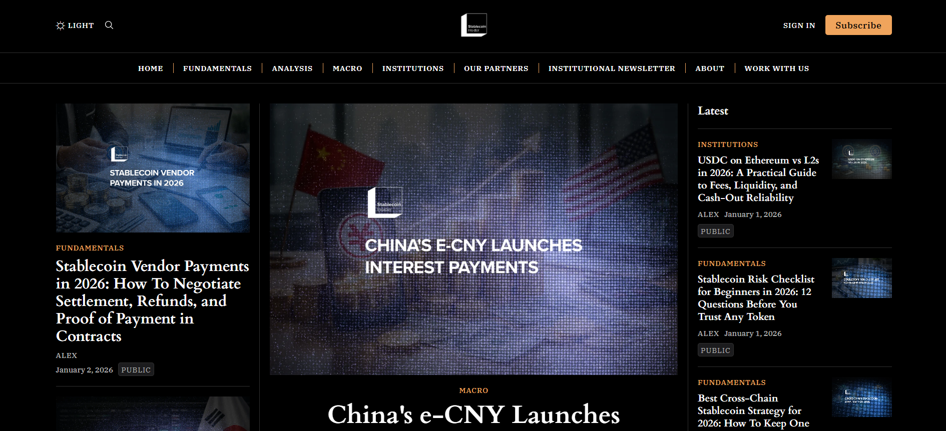 Best Stablecoin News Platform in 2026