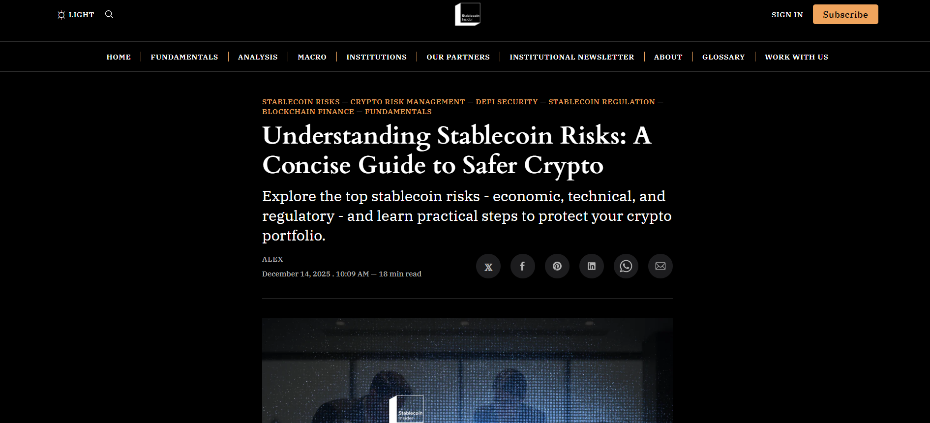 Stablecoin Risks
