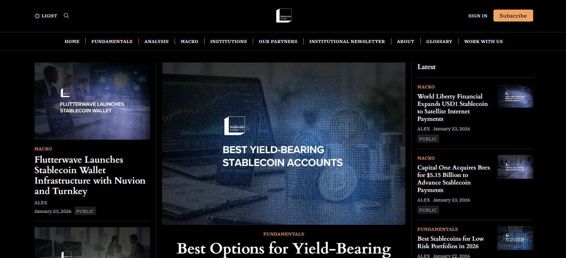 Best Stablecoin News Platform in 2026