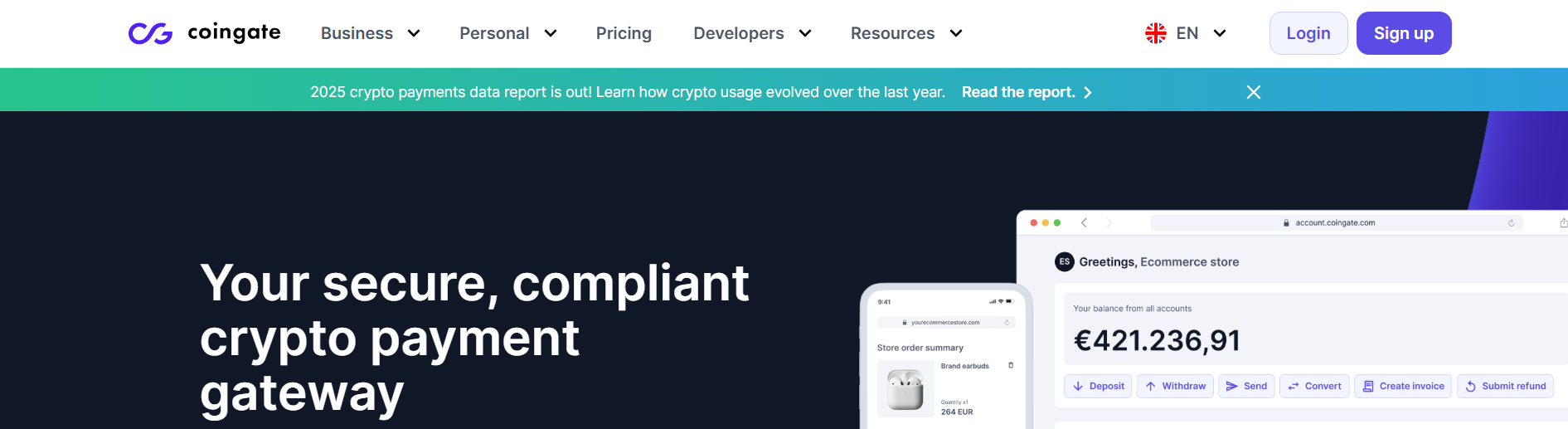 CoinGate: Stablecoin Payment Gateway