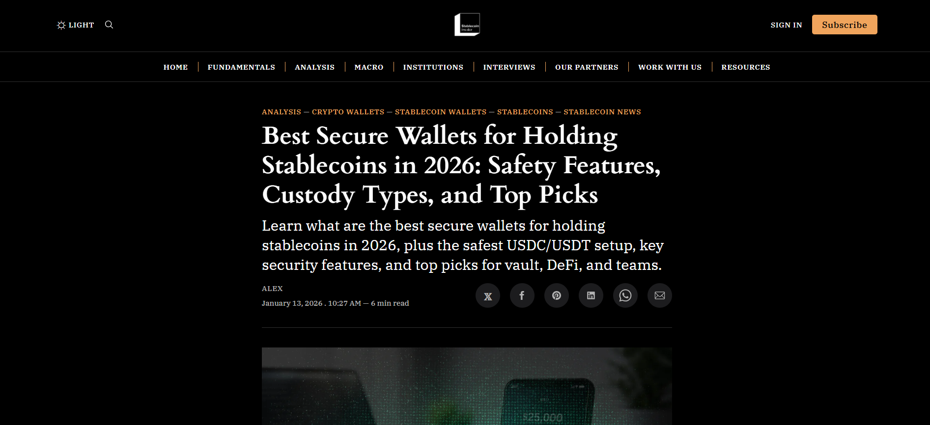 Best Secure Wallets for Holding Stablecoins in 2026