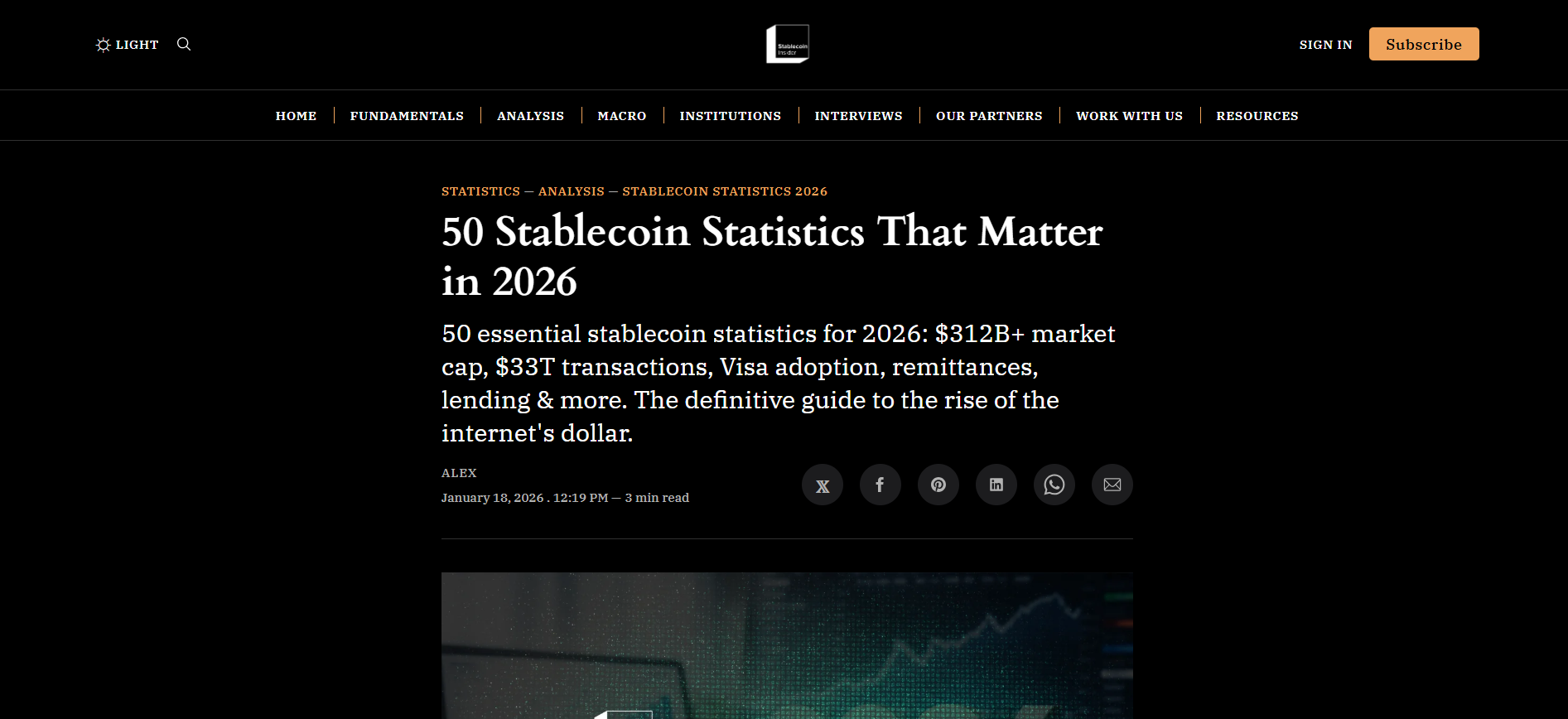 50 Stablecoin Statistics That Matter in 2026